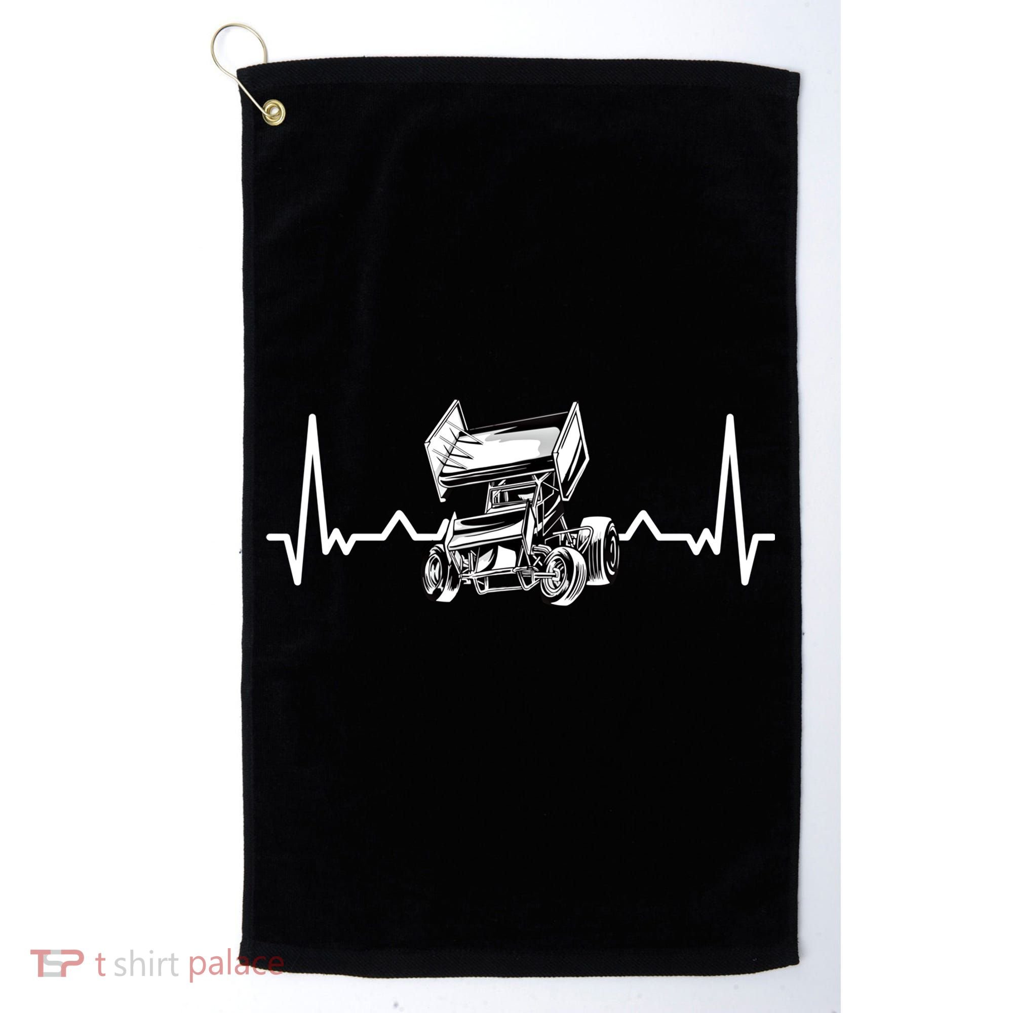 Sprint Car Racing Gift Golf Towel