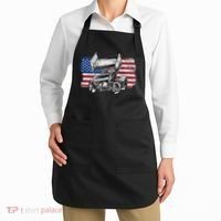 Sprint Car Racing Usa Flag Gift Apron thumb 2