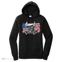 Sprint Car Racing Usa Flag Gift Women's Hoodie thumb 0