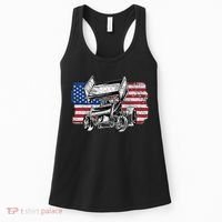 Sprint Car Racing Usa Flag Gift Women's Tank Top thumb 0