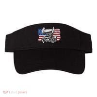 Sprint Car Racing Usa Flag Gift Visor thumb 0