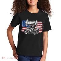 Sprint Car Racing Usa Flag Gift Kids T-Shirt thumb 2