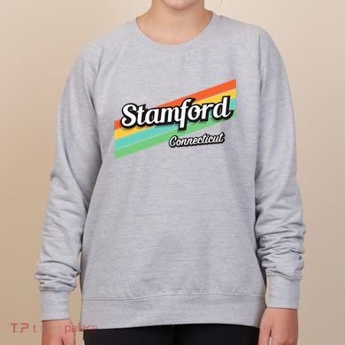 Stamford Connecticut Retro Women's Sweatshirt