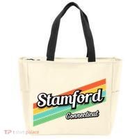 Stamford Connecticut Retro Tote Bag thumb 0