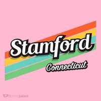 Stamford Connecticut Retro Coaster thumb 2