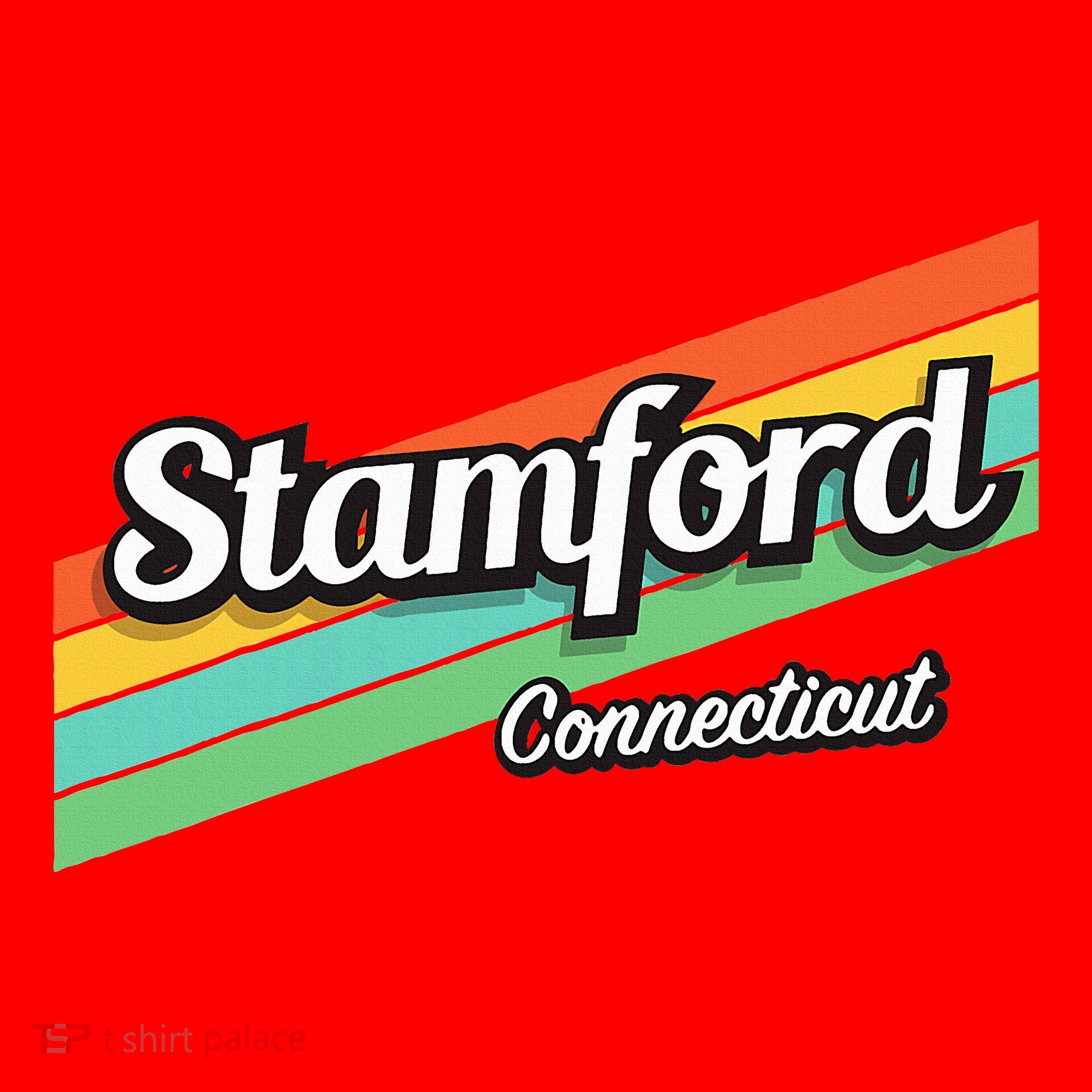 Stamford Connecticut Retro Santa Hat