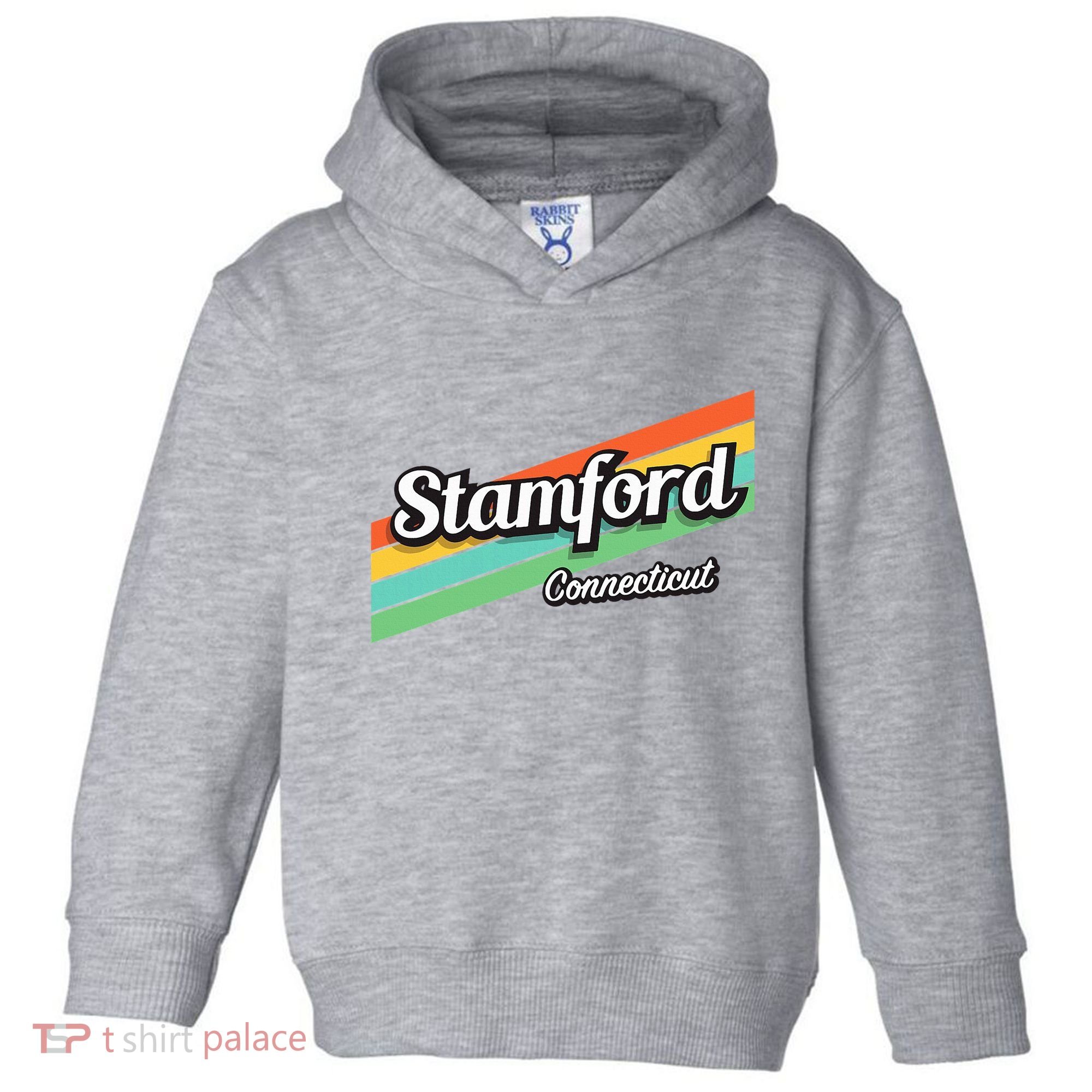 Stamford Connecticut Retro Toddler Hoodie