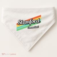 Stamford Connecticut Retro USA-Made Doggie Bandana thumb 0