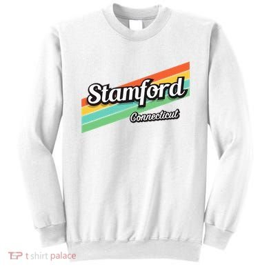 Stamford Connecticut Retro Sweatshirt