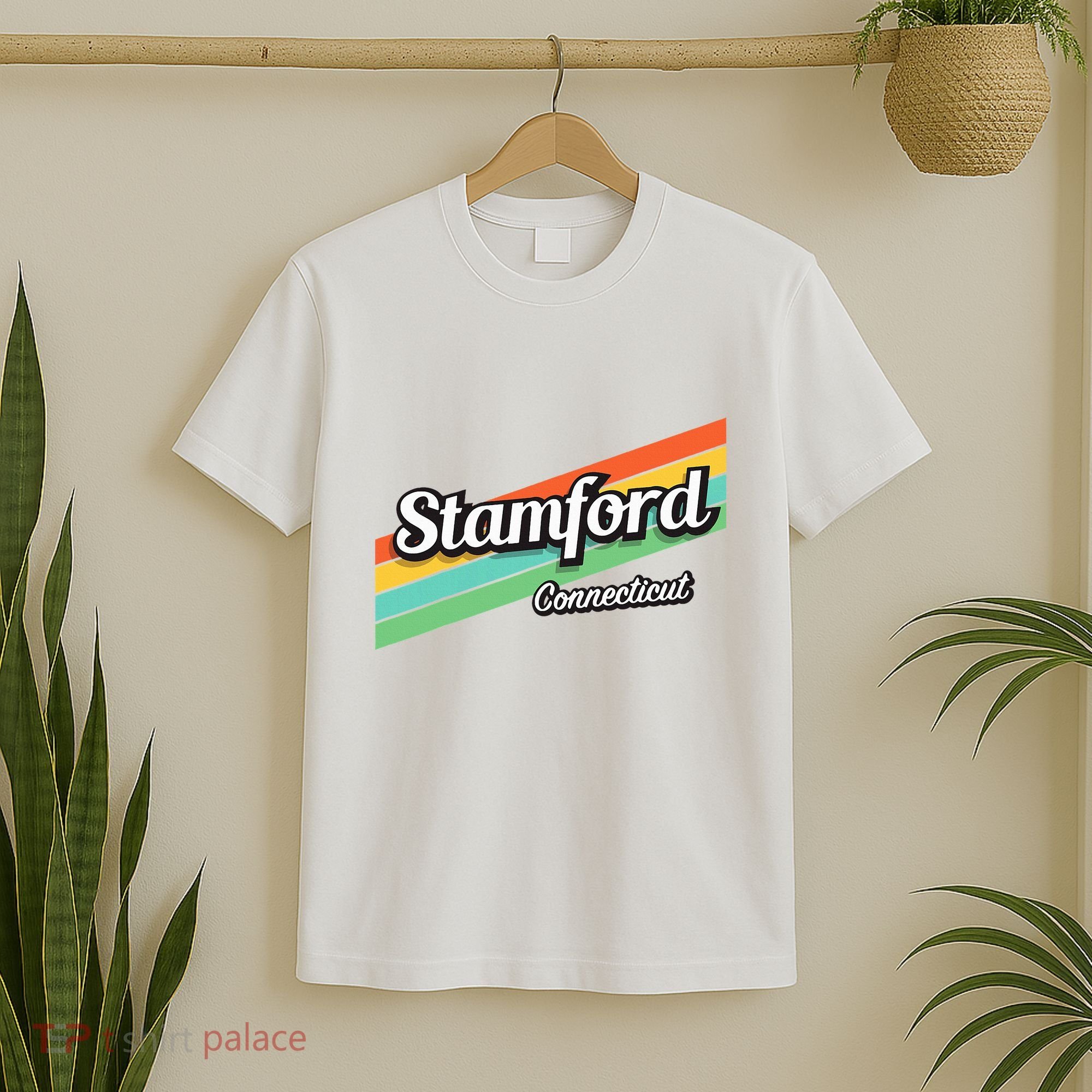 Stamford Connecticut Retro T-Shirt