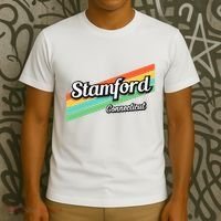 Stamford Connecticut Retro T-Shirt thumb 3