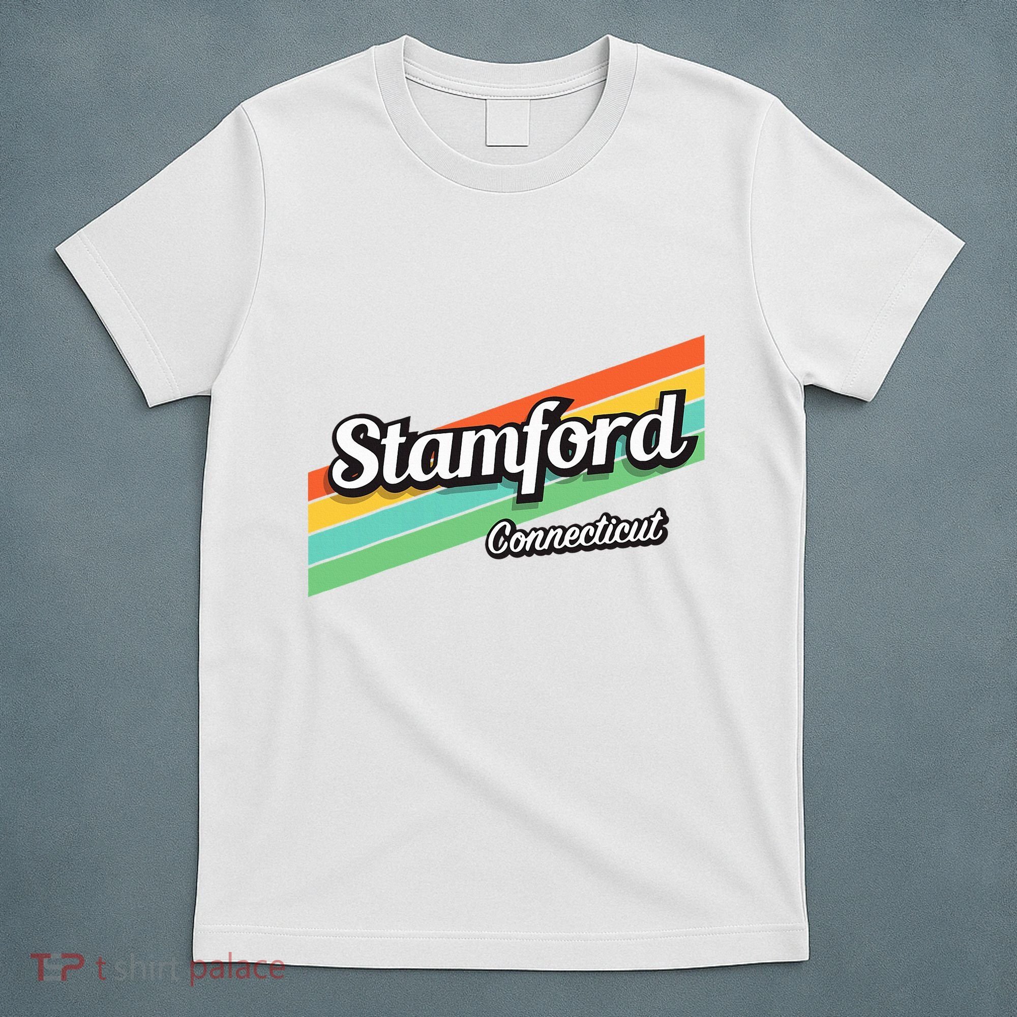 Stamford Connecticut Retro T-Shirt