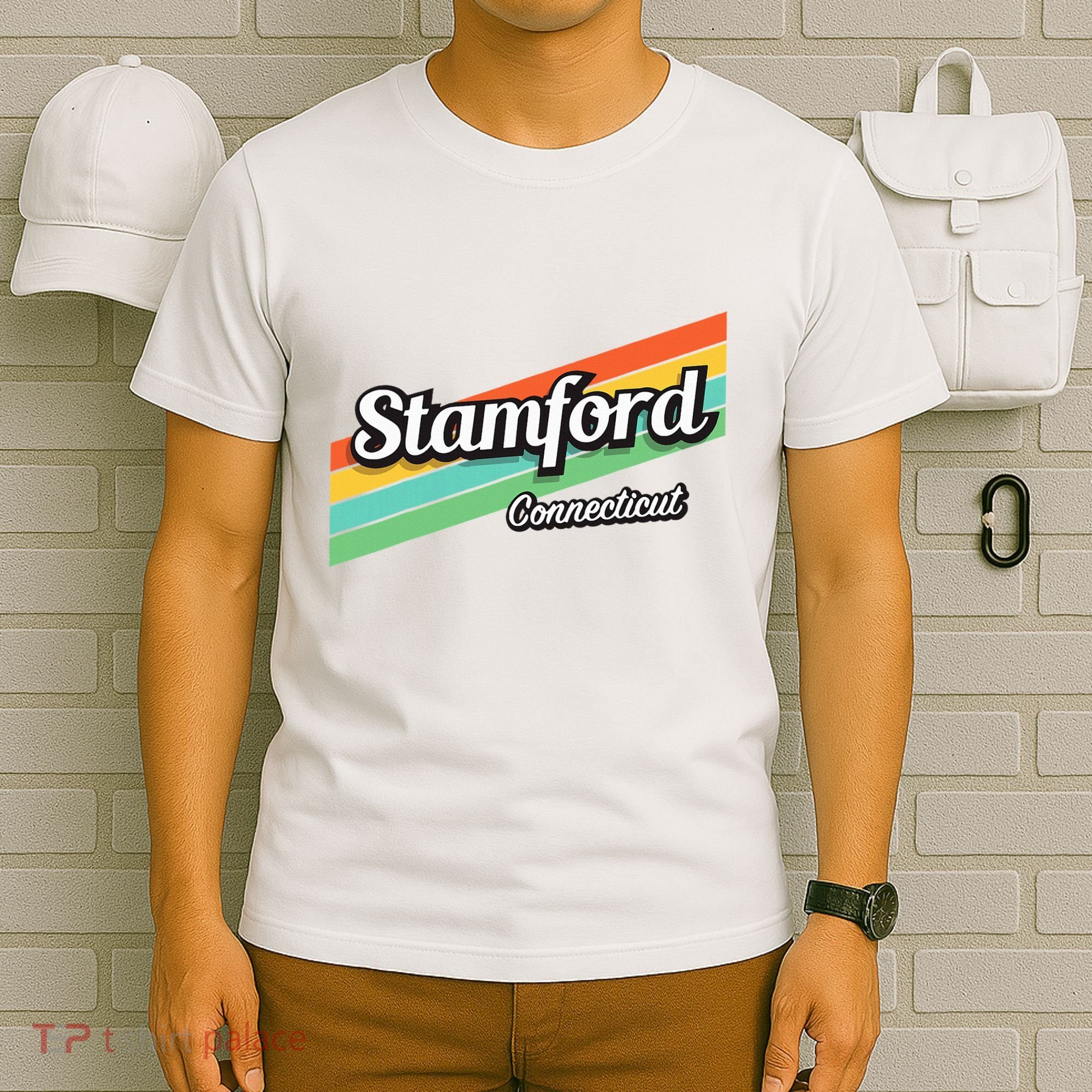 Stamford Connecticut Retro T-Shirt