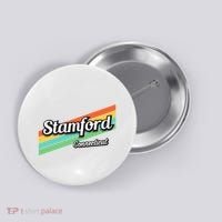 Stamford Connecticut Retro Button thumb 0