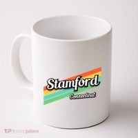 Stamford Connecticut Retro Coffee Mug thumb 0