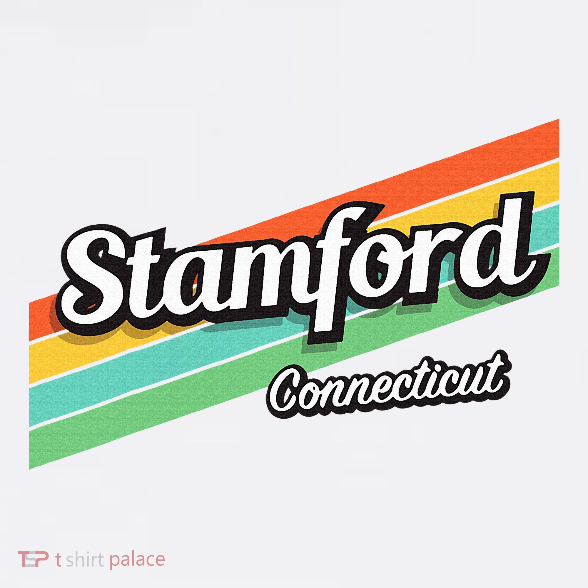 Stamford Connecticut Retro Pajama Set