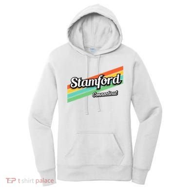 Stamford Connecticut Retro Women's Hoodie