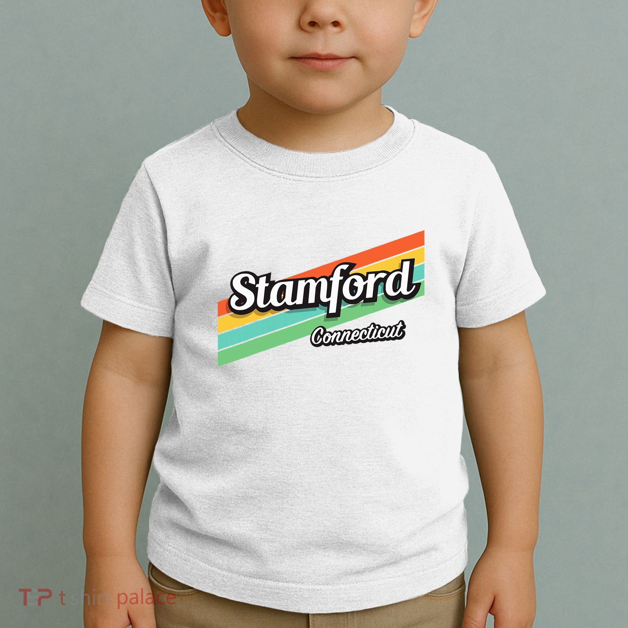 Stamford Connecticut Retro Toddler T-Shirt