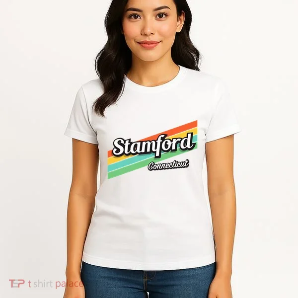 Stamford Connecticut Retro Women's T-Shirt