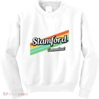 Stamford Connecticut Retro Kids Sweatshirt thumb 0