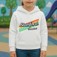 Stamford Connecticut Retro Kids Hoodie thumb 3