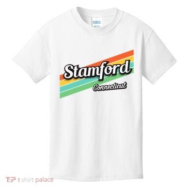 Stamford Connecticut Retro Kids T-Shirt