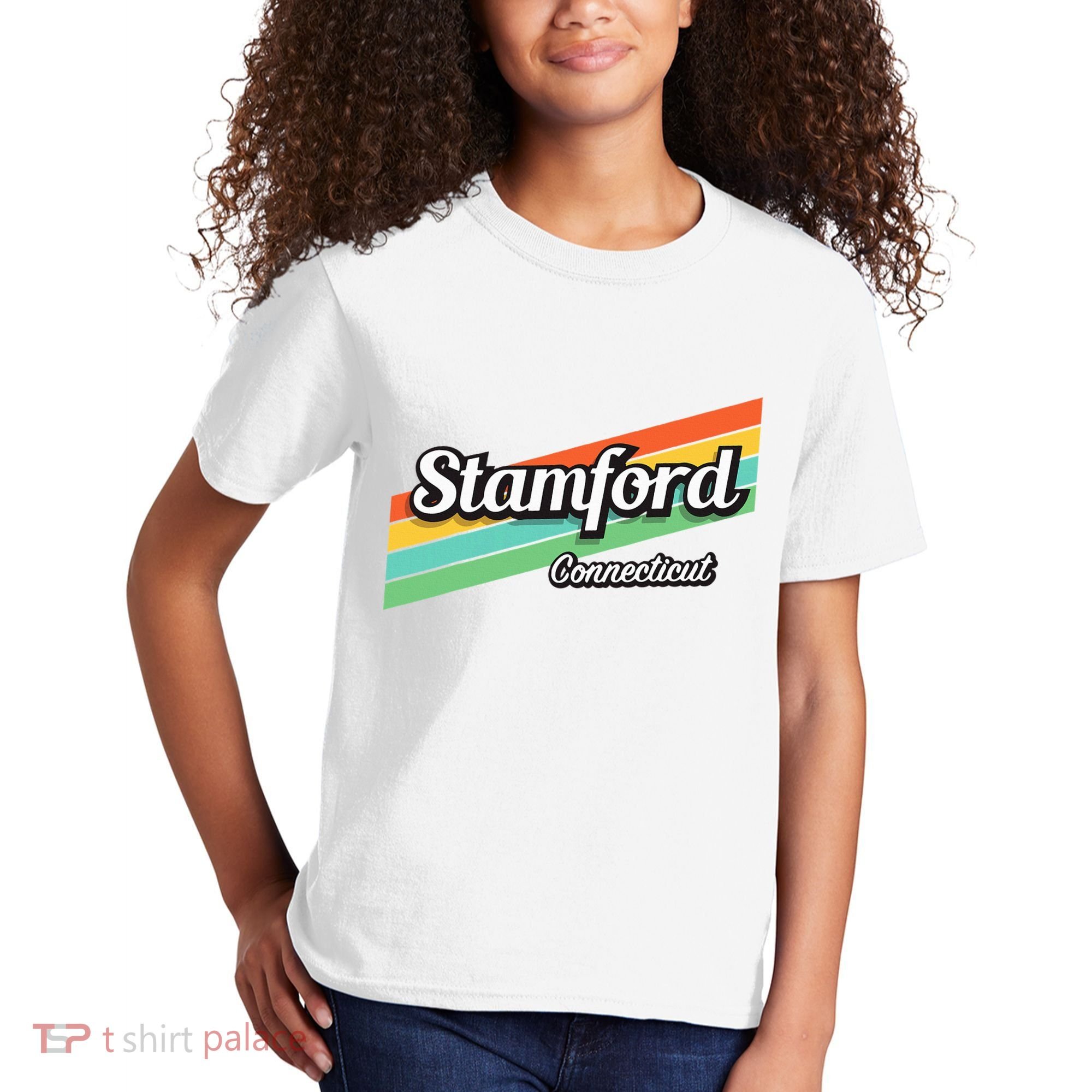 Stamford Connecticut Retro Kids T-Shirt