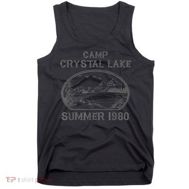 Summer Camp Retro 1980 Crystal Clear Lake Halloween Friday Tank Top