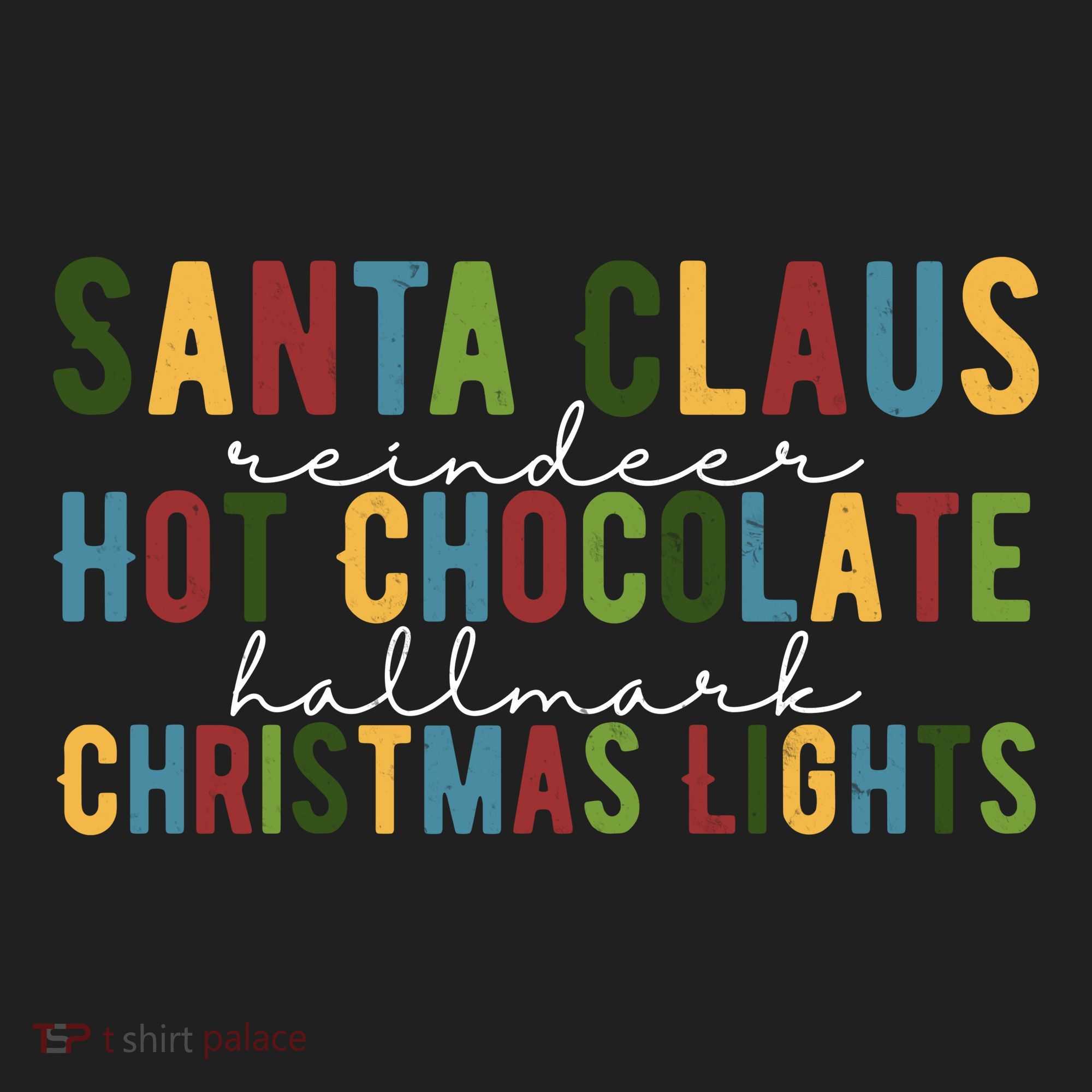 Santa Claus Reindeer Hot Chocolate Festive Chrsitmas Women's Sweatshirt