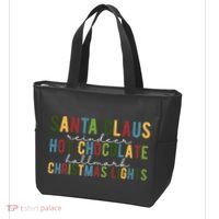 Santa Claus Reindeer Hot Chocolate Festive Chrsitmas Tote Bag thumb 3