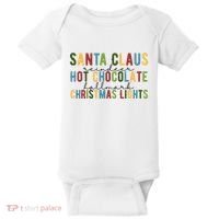 Santa Claus Reindeer Hot Chocolate Festive Chrsitmas Baby Bodysuit thumb 0