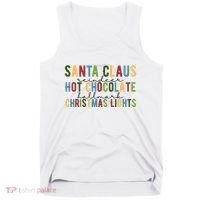 Santa Claus Reindeer Hot Chocolate Festive Chrsitmas Tank Top thumb 0