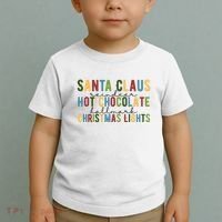 Santa Claus Reindeer Hot Chocolate Festive Chrsitmas Toddler T-Shirt thumb 2