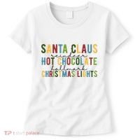 Santa Claus Reindeer Hot Chocolate Festive Chrsitmas Women's T-Shirt thumb 0