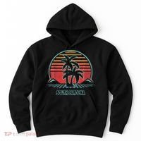 South Carolina Retro Palm Tree Beach 80s Style Hoodie thumb 0