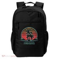 South Carolina Retro Palm Tree Beach 80s Style Backpack thumb 0