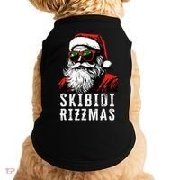 S.K.I.B.I.D.I Christmas Rizz Santa Claus Charisma Cool Doggie Tank thumb 0