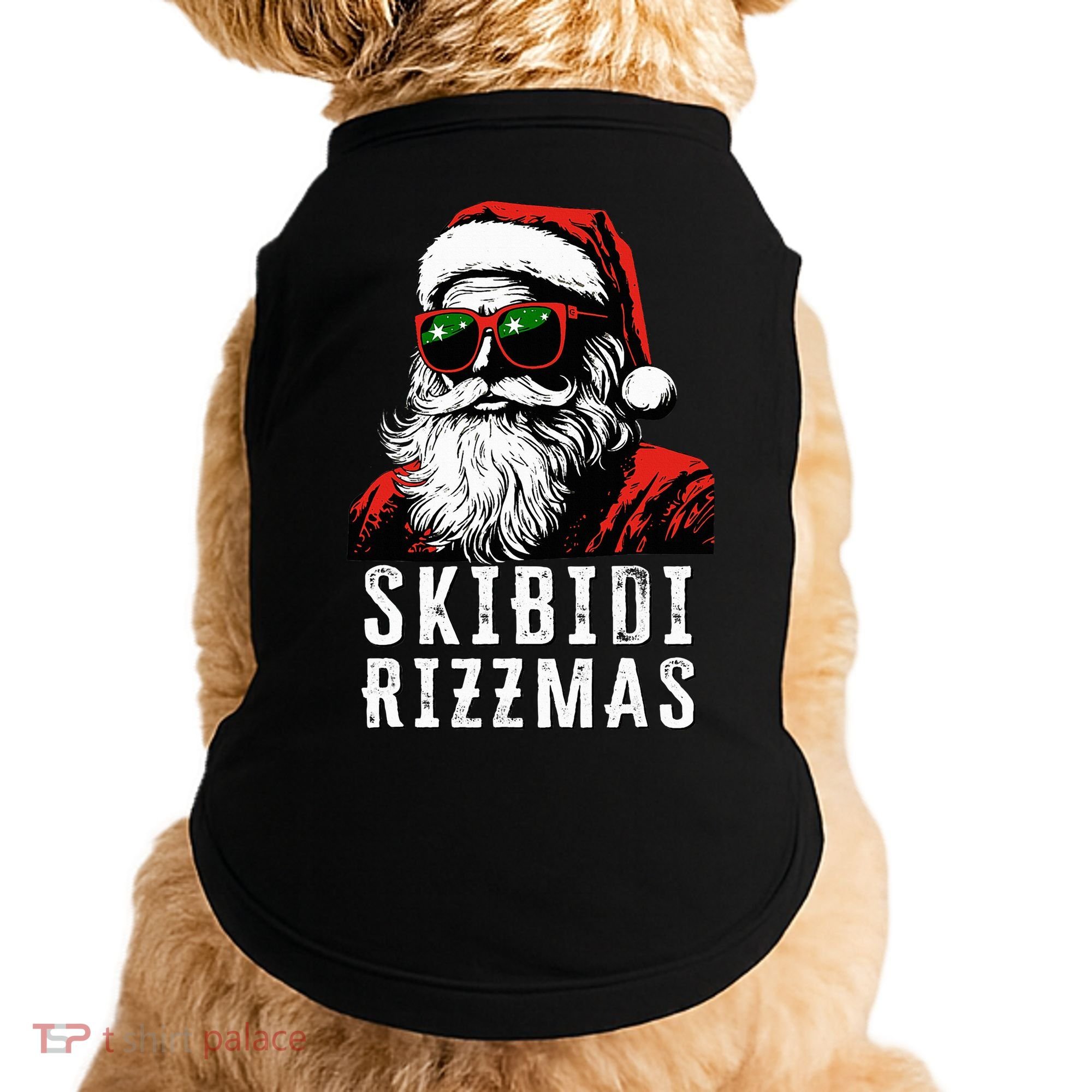 S.K.I.B.I.D.I Christmas Rizz Santa Claus Charisma Cool Doggie Tank