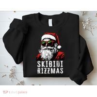 S.K.I.B.I.D.I Christmas Rizz Santa Claus Charisma Cool Sweatshirt thumb 2