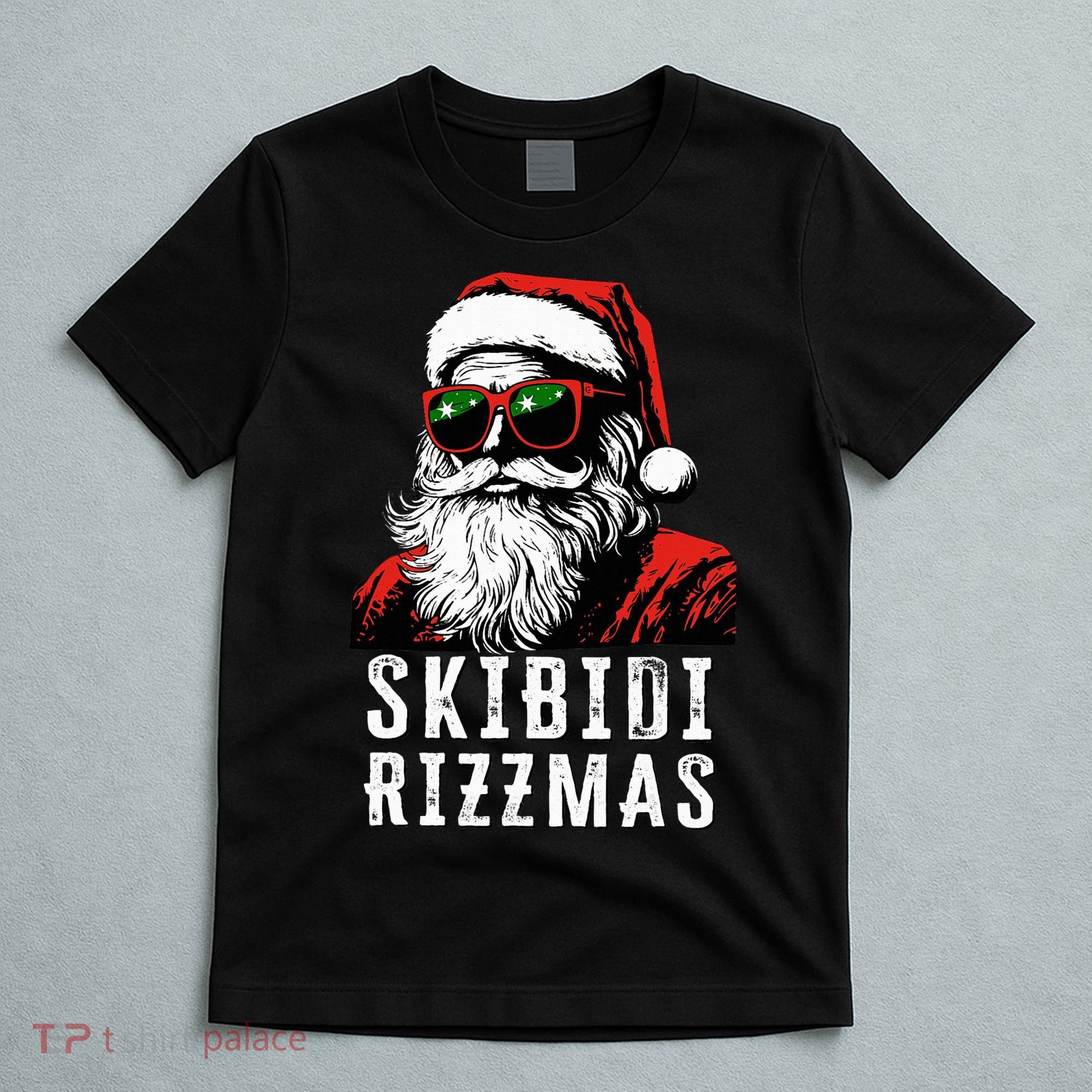 S.K.I.B.I.D.I Christmas Rizz Santa Claus Charisma Cool T-Shirt