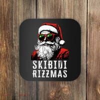 S.K.I.B.I.D.I Christmas Rizz Santa Claus Charisma Cool Coaster thumb 0