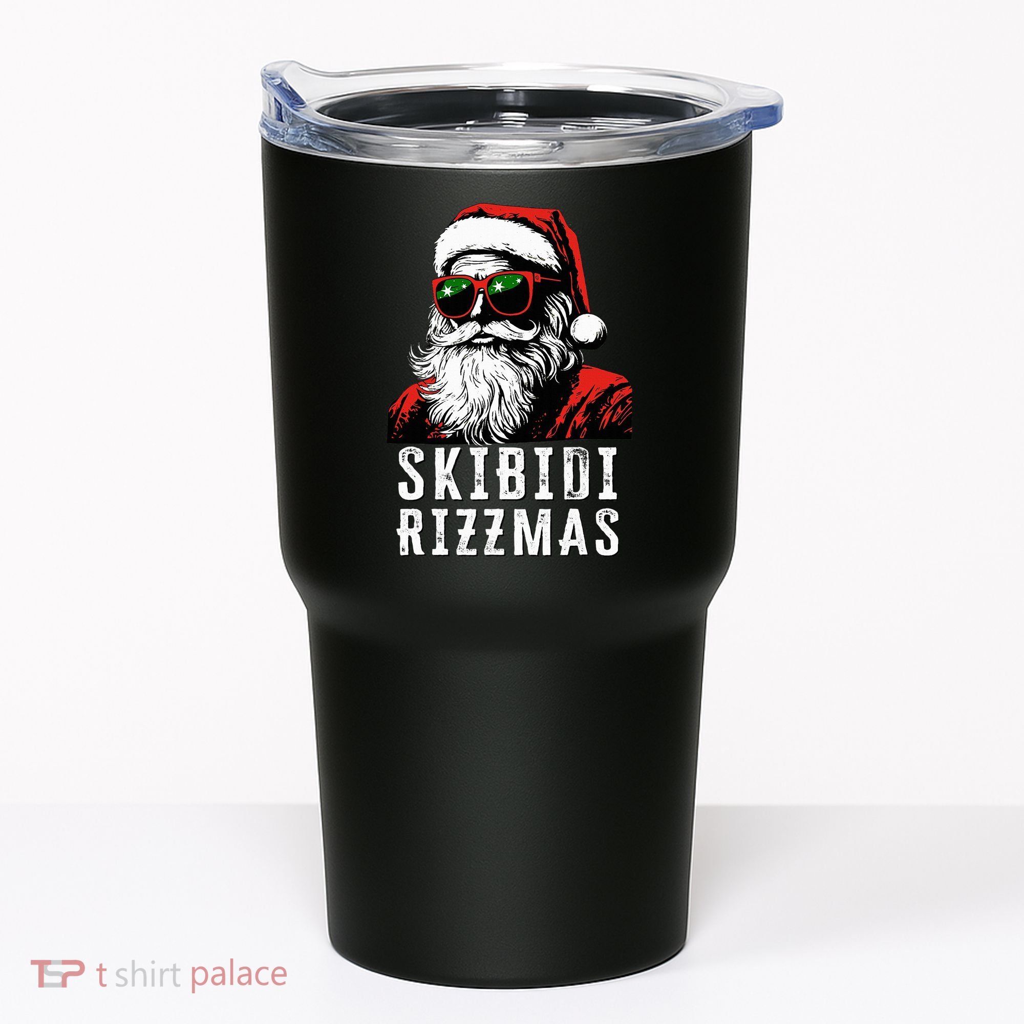 S.K.I.B.I.D.I Christmas Rizz Santa Claus Charisma Cool Tumbler