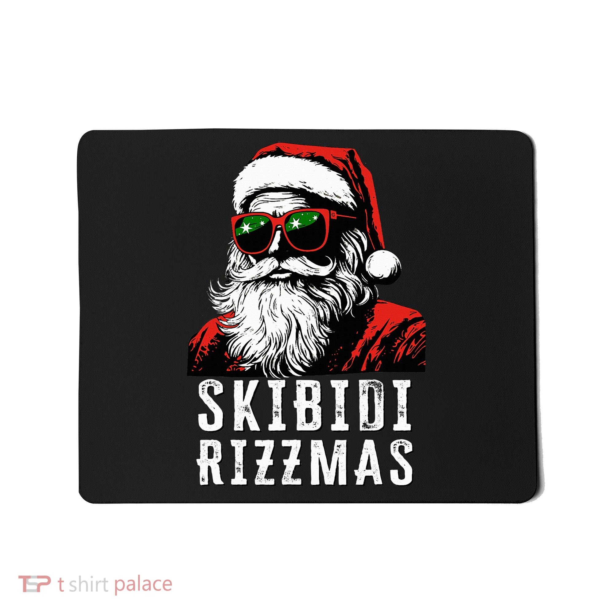 S.K.I.B.I.D.I Christmas Rizz Santa Claus Charisma Cool Mousepad