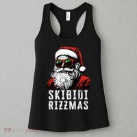 S.K.I.B.I.D.I Christmas Rizz Santa Claus Charisma Cool Women's Tank Top thumb 3