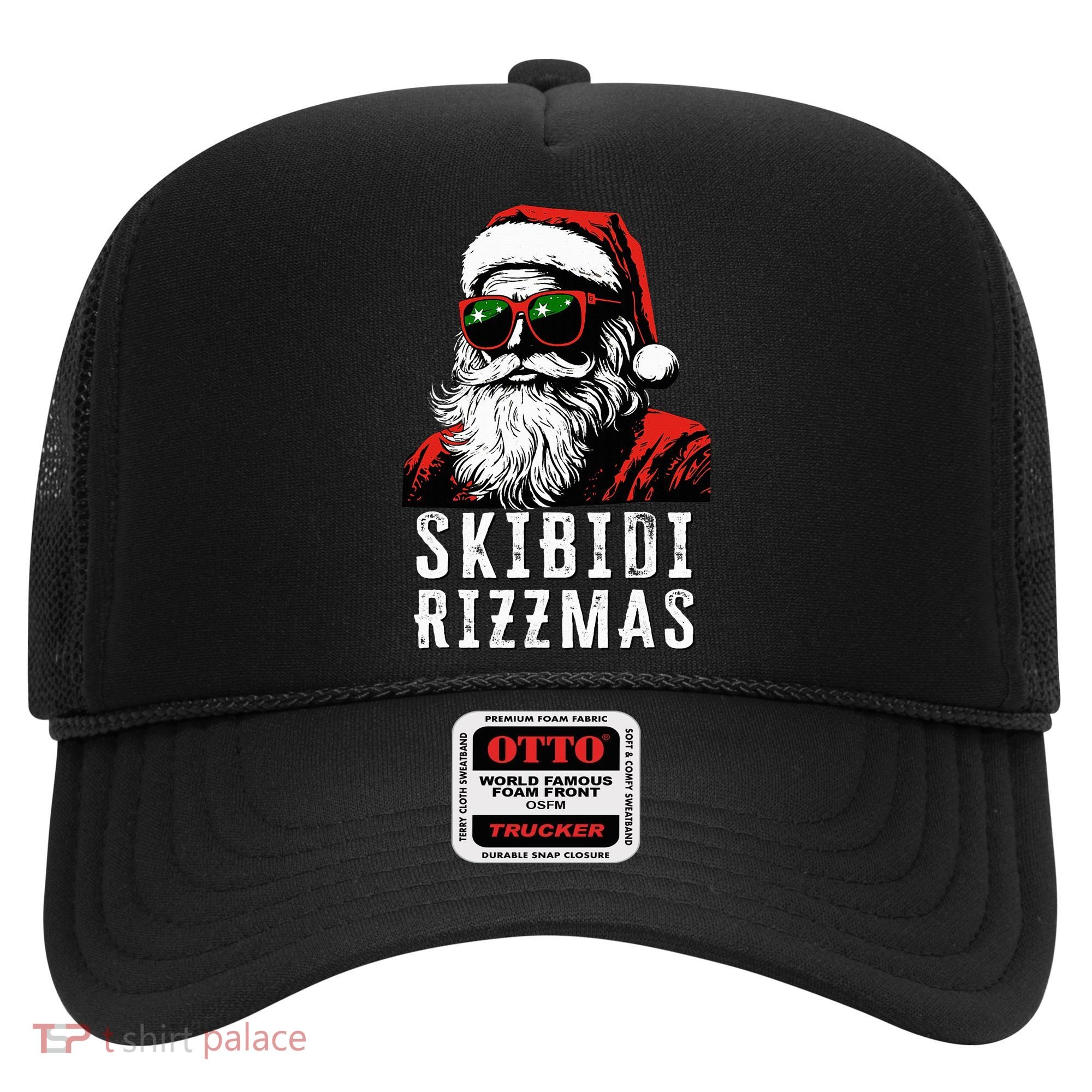 S.K.I.B.I.D.I Christmas Rizz Santa Claus Charisma Cool Hat