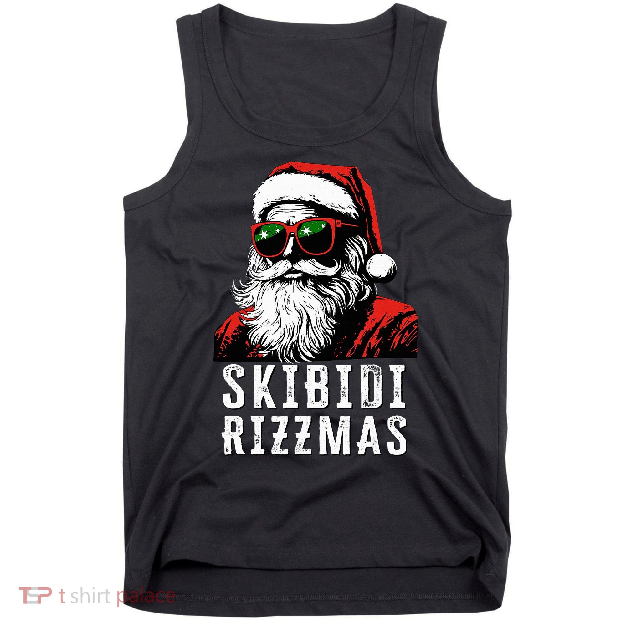 S.K.I.B.I.D.I Christmas Rizz Santa Claus Charisma Cool Tank Top