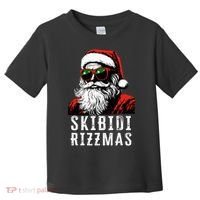 S.K.I.B.I.D.I Christmas Rizz Santa Claus Charisma Cool Toddler T-Shirt thumb 0