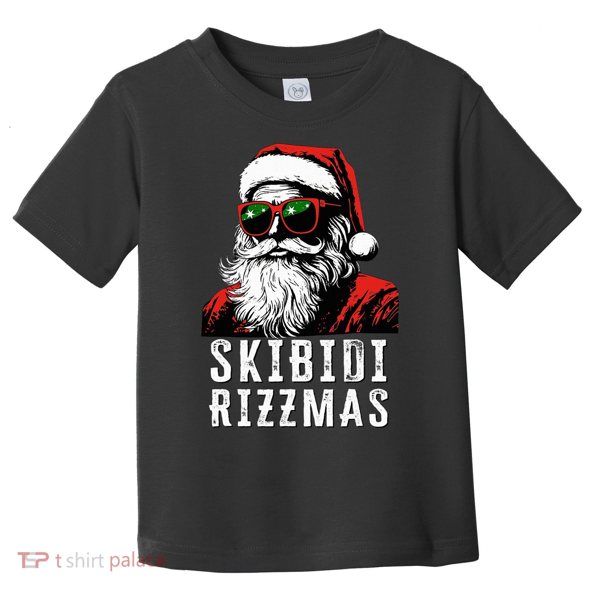 S.K.I.B.I.D.I Christmas Rizz Santa Claus Charisma Cool Toddler T-Shirt