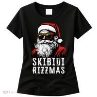 S.K.I.B.I.D.I Christmas Rizz Santa Claus Charisma Cool Women's T-Shirt thumb 0
