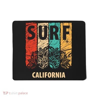 Surf California Retro Colors Mousepad